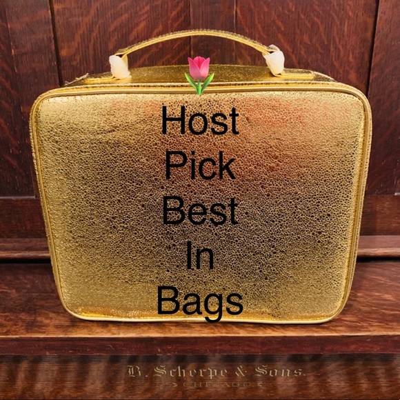 Estee Lauder Handbags - Vintage Este Lauder Cosmetic Case Gold